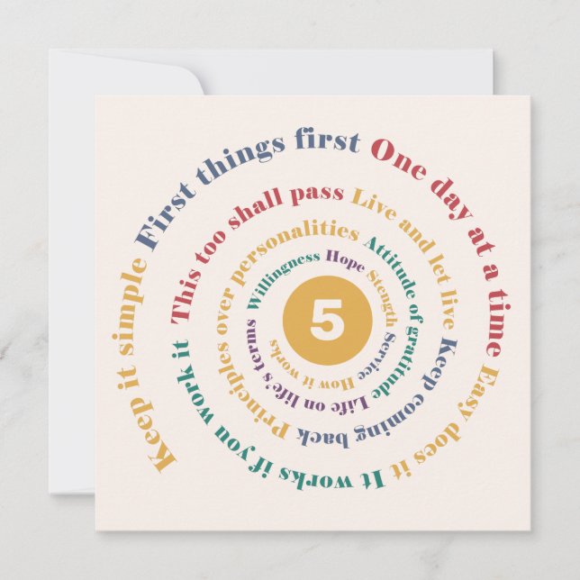 Slogan Spiral Card (Front)