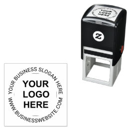 Slogan Website Business Logo Self Inking Self-inking Stamp