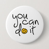 Slogan you can do it, je kunt het of jij doet het.