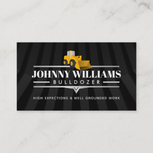 Slogans Bulldozer Carte de visite