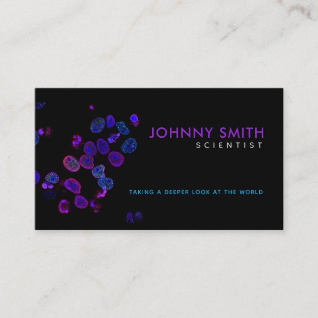 Slogans Cartes de visite de scientifiques (Devant)