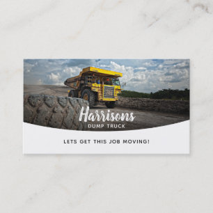 Slogans de camion de pompe Cartes de visite