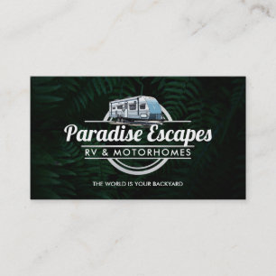 Slogans de Camper cartes de visite
