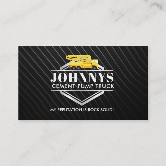 Slogans de ciment Cartes de visite (Devant)
