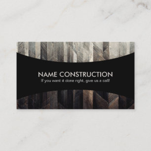 Slogans de construction Cartes de visite