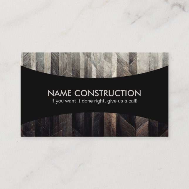 Slogans de construction Cartes de visite (Devant)