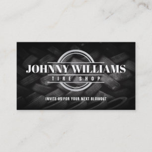 Slogans de magasin de pneus Cartes de visite