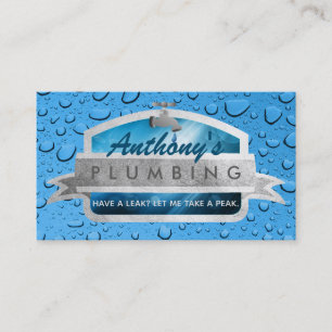 Slogans de plomberie Cartes de visite