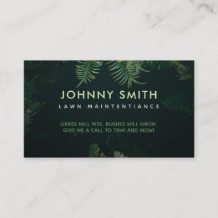 Slogans de soins de pelouse personnalisables Carte