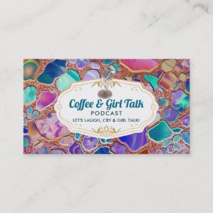 Slogans en podcast carte de visite