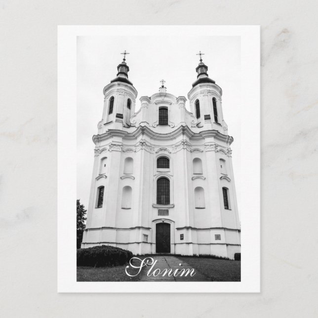 Slonim Belarus Architecture City Cathedral Postcard (Front)