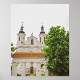 Slonim Belarus Architecture City Cathedral Poster
