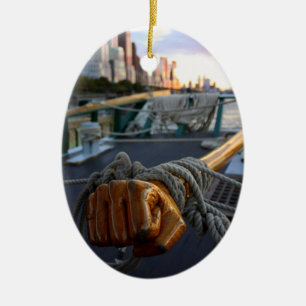 Sloop Clearwater Ceramic Ornament