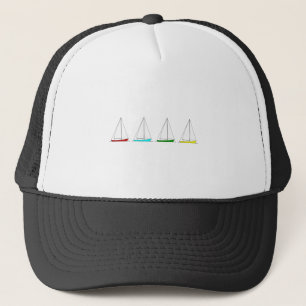 Sloop Sailboats Logo (colour) Trucker Hat