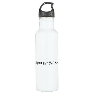 Slope Formula Math Mathematical Physics 710 Ml Water Bottle