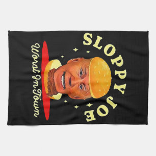 Sloppy Joe Biden Anti President Kitchen Towel