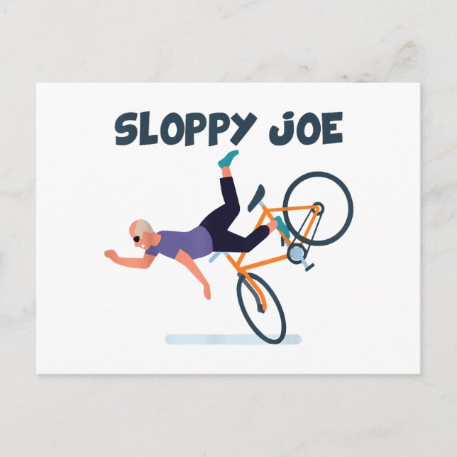 Sloppy Joe Funny Biden Shirt Sloppy Joe Biden Funn Postcard (Front)