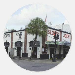 Sloppy Joe's Classic Round Sticker