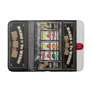 Slot machine bath mat