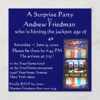 Slot Machine Birthday Party Winner