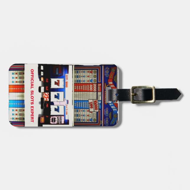 Slot Machine Expert Gambler Luggage Tag (Front Horizontal)