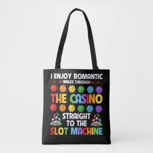 Slot Machine Gambling Casino Gambler Vegas Tote Bag