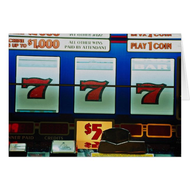 Slot machine in a casino (Front Horizontal)