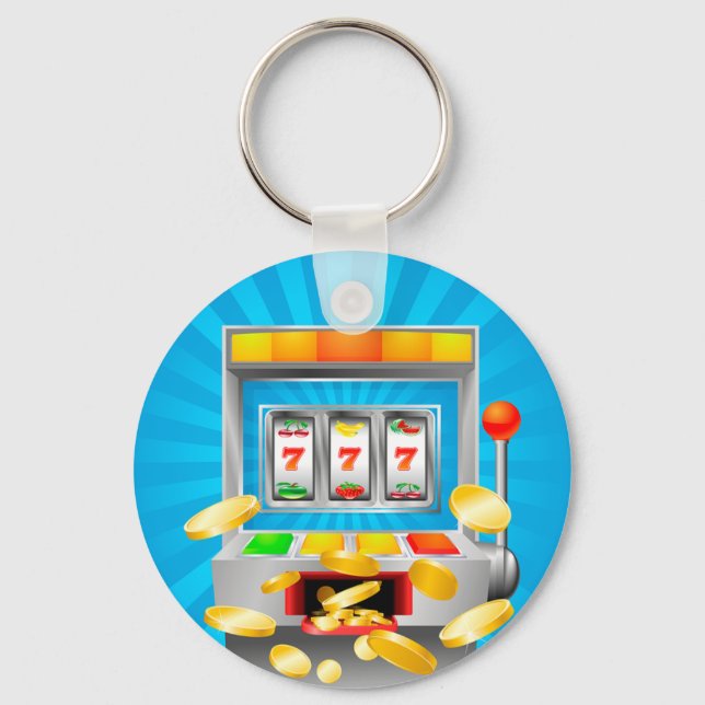 Slot Machine Keychain (Front)