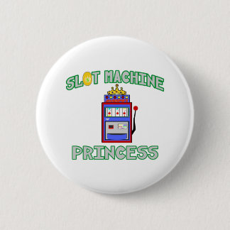 Slot Machine Princess (Tiara) 2 Inch Round Button