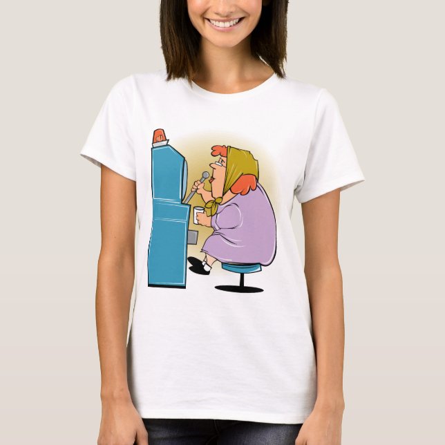 Slot Machine Slots - Play To Win T-Shirt (Front)