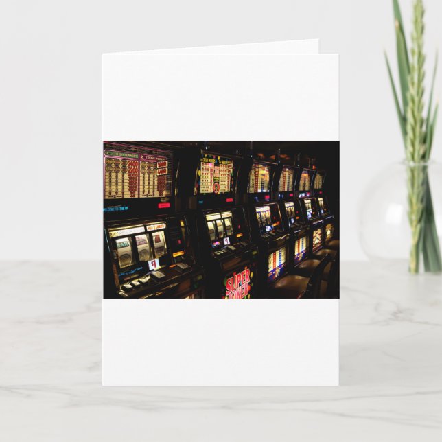 Slot machines card (Front)