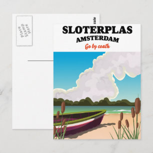 Sloterplas Amsterdam  Postcard