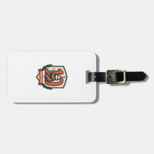 Sloth 10th Birthday Vintage Sunset Shirt 2 Luggage Tag