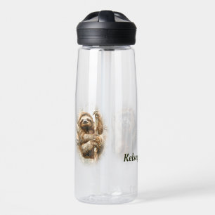 Sloth and Howler Monkey Water Bottle