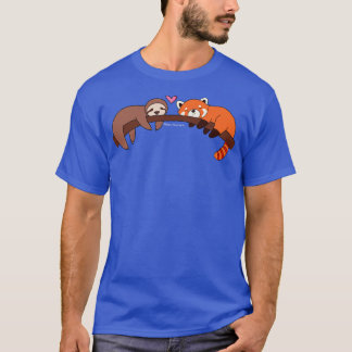 Sloth and Red Panda Love T-Shirt
