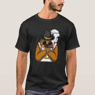 Sloth animal smokes cigarettes style a hip hop tha T-Shirt