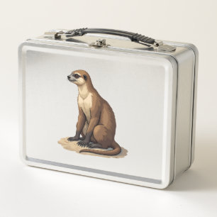 Sloth Antique Engraving Retro Graphic (2) Metal Lunch Box