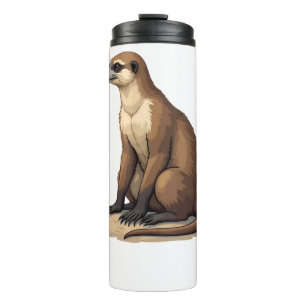 Sloth Antique Engraving Retro Graphic (2) Thermal Tumbler