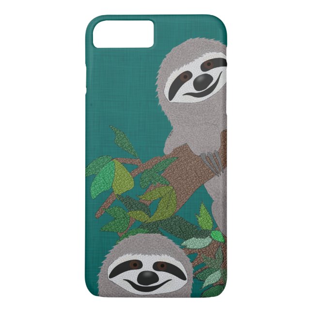 Sloth Apple iPhone 7 Plus, Barely There Phone Case (Back)