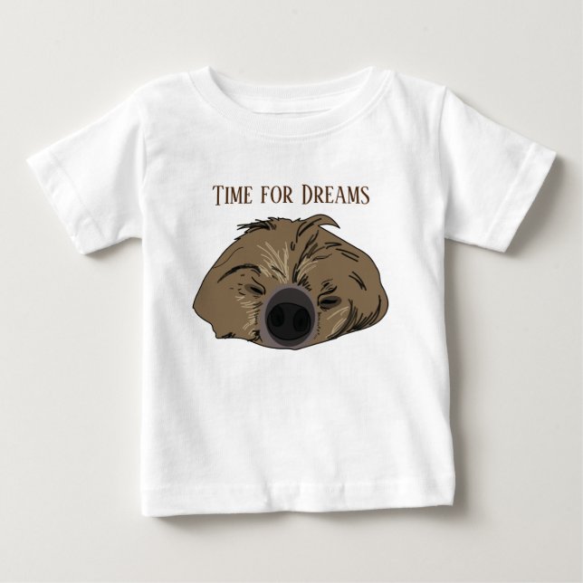 Sloth Art Time for Dreams T-Shirt (Front)