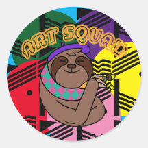 Sloth Artist Art Squad