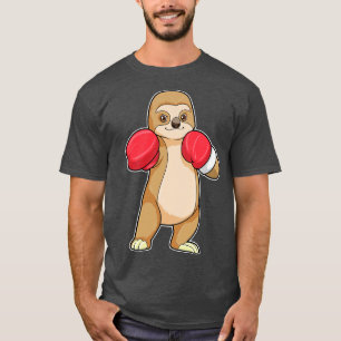Sloth as Boxer with Boxing gloves T-Shirt