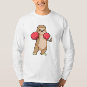 Sloth as Boxer with Boxing gloves T-Shirt