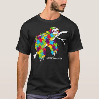 Sloth Autism Awareness T-Shirt