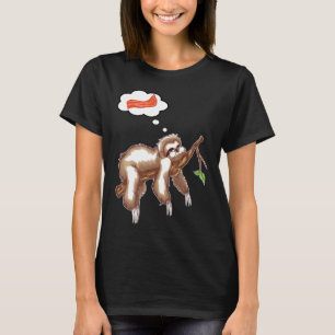 Sloth Bacon Funny Lazy Sleep Nap Costume Matching T-Shirt