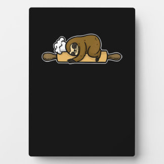 Sloth baker | funny cute chef | cook kitchen gift plaque