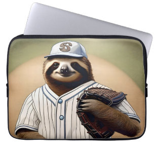 Sloth Baseball Player, Laptop Sleeve