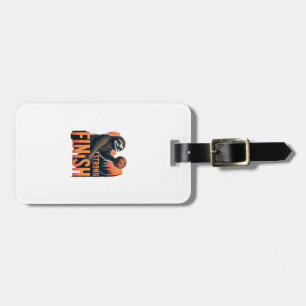 Sloth Basketball Vintage Funny Retro Dunk Shirt 2 Luggage Tag