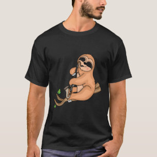 Sloth Bass Clarinet Player Music Big Band Bass Cla T-Shirt