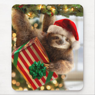 Sloth Bearing Gifts Mouse Pad